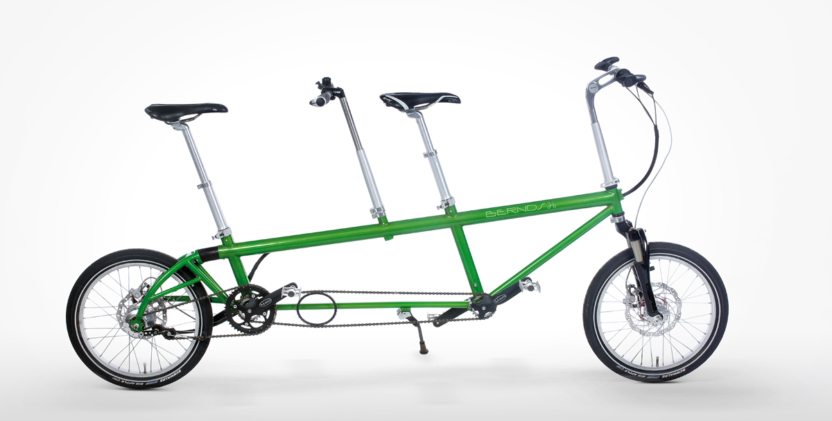 folding tandem bicycle